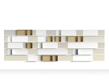 PENTAGRAMMA - Sectional modular bookcase by MDF Italia - view 2